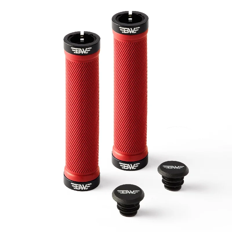 Bicycle storage stand-Chainline Grips - Red