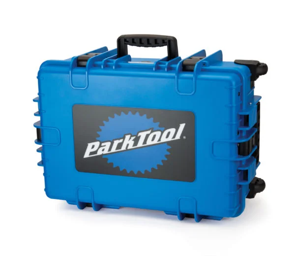 Bicycle tail light-Park Tool Rolling Big Blue Box Tool Case BX-3