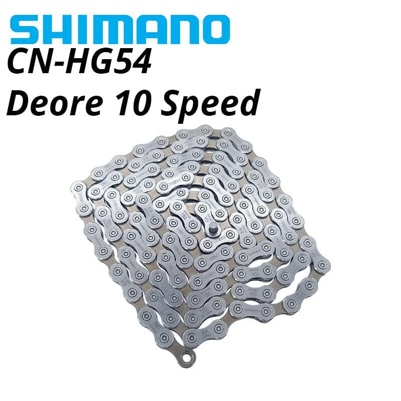 Bike chain oiler-Shimano Deore HG54 10 Speed Bike Chain MTB Mountain Bicycle 10s Chains HG-X HG-54 for Deore m591 m610 m670 m6000 System