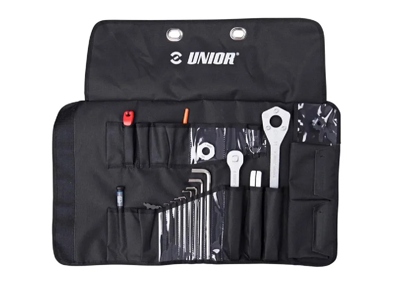 Bike tire gauge-Unior Pro Tool Wrap Kit - 1600WRAP-P-US