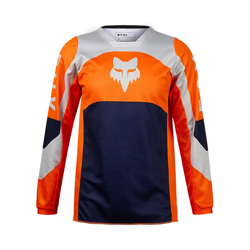 Cycling wind jacket-FOX 2024 YOUTH 180 NITRO JERSEY - FLO ORANGE