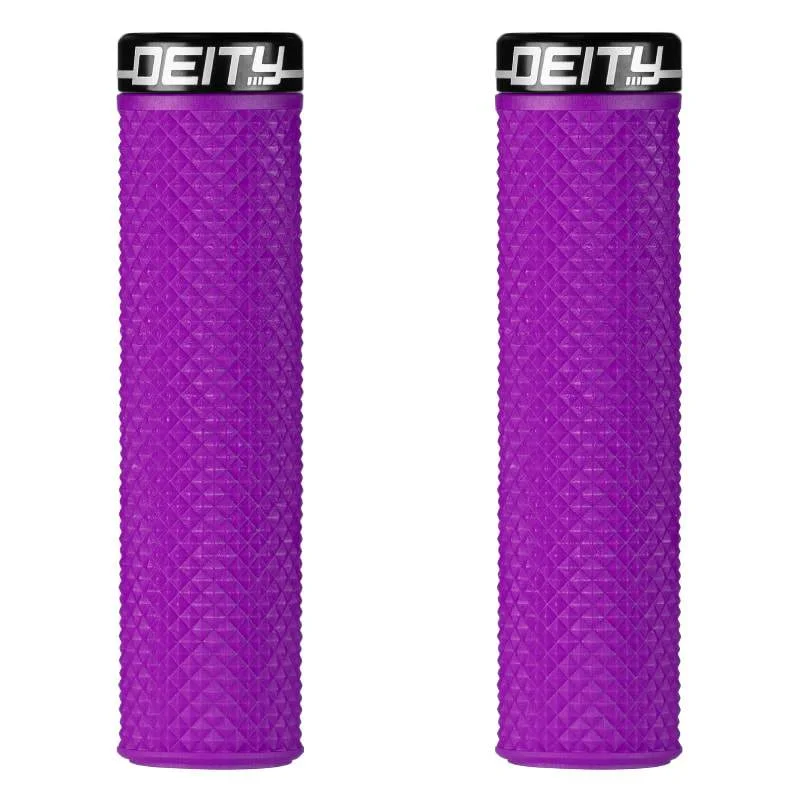 Bicycle pannier bags-Deity Components Supracush Grips - Purple