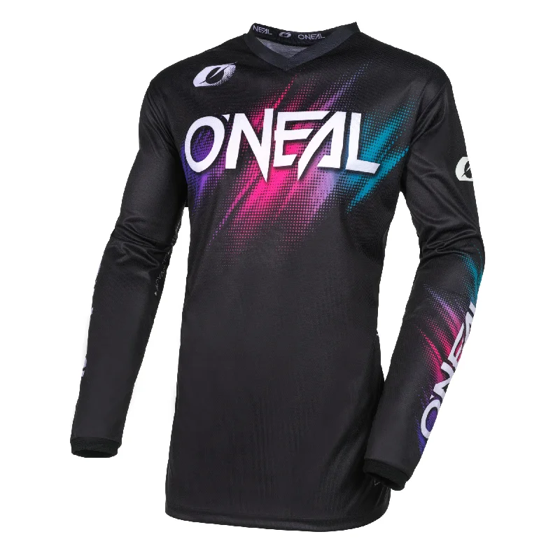 Road bike frame-ONEAL 2024 WOMENS ELEMENT VOLTAGE JERSEY - BLACK/PINK