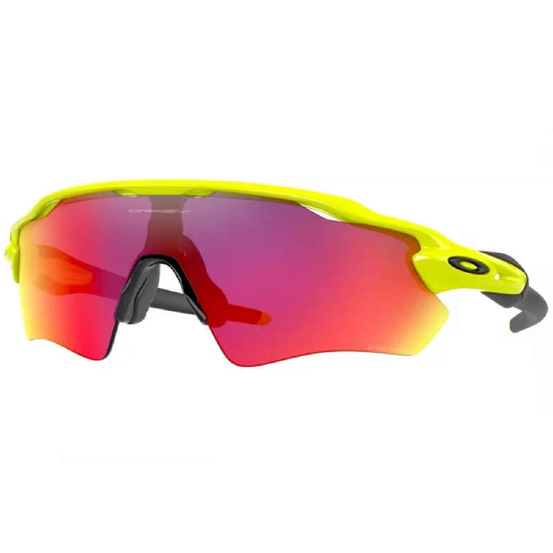 Cycling safety lights-Occhiali Oakley Radar EV Path - Tennis Ball Yellow Prizm Road