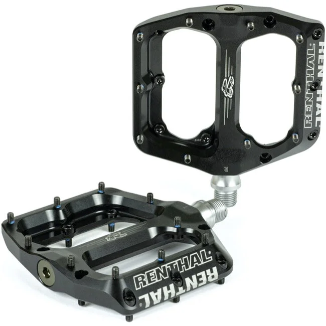 Bicycle chain breaker-Renthal Revo-F Flat Pedal - Black