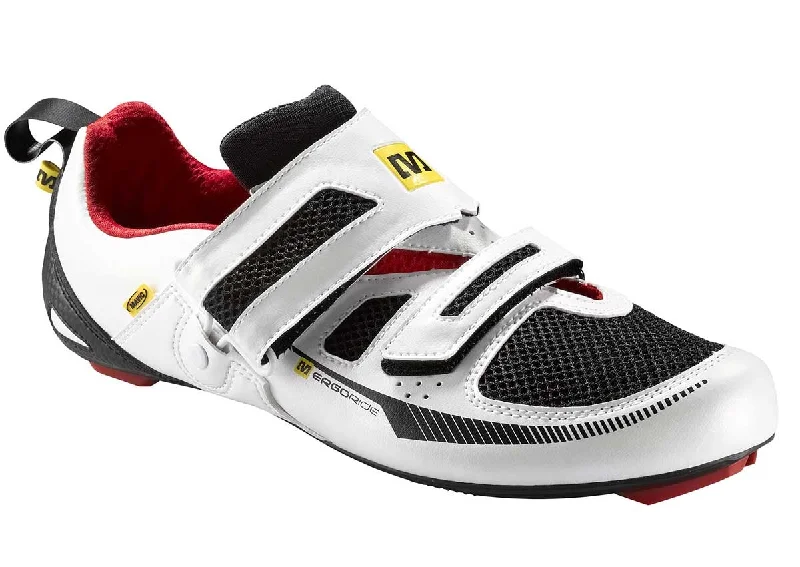 Bicycle tire levers-Mavic Tri Race Composite Cycling Shoes White- Black- Red UK 4, EU 37