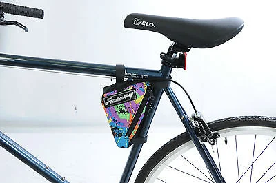 Bicycle tire pump-BIKE FRAME TOOL BAG TRIANGLE POUCH CYCLE LUGGAGE MULTI COLOUR SUIT ALL BIKES