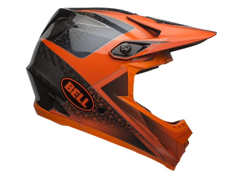 Cycling hydration vest-Bell Full-9 Full Face Helmet - Matt Gloss Slate-Gray-KTM Orange - 2019