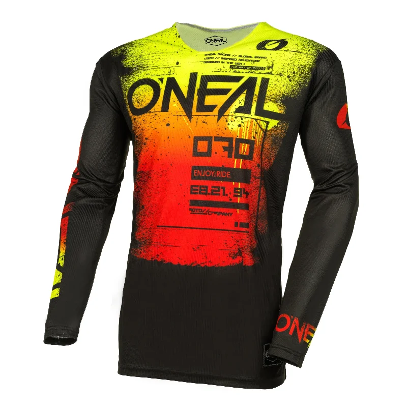 Cycling rain cover-ONEAL 2024 MAYHEM SCARZ JERSEY - BLACK/RED