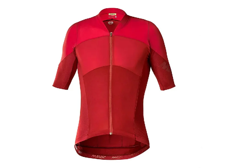 Bike frame bag-Mavic Cosmic Ultimate SL Short Sleeve Road Jersey - Red