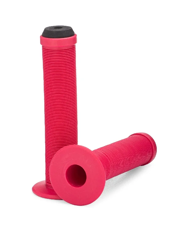 Road bike brakes-Flanged BMX Grip - Modern Pink