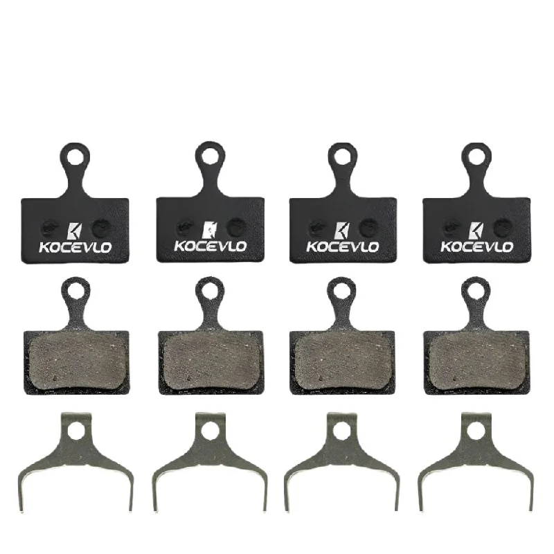 Cycling finger gloves-4 Pair Kocevlo Road Disc Brake Pads for SHIMANO Flat Mount Road Disc Caliper L03A R9170 R8070 7020