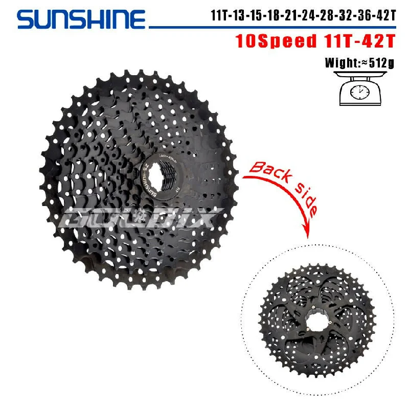 10Speed 11-42T Black