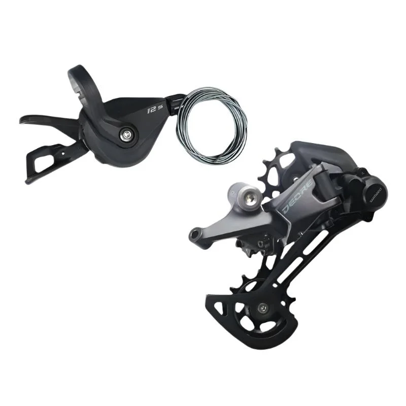 Bicycle side stand-SHIMANO DEORE SL-M6100 Right RD-M6100 SGS 12 Speed Shifter Rear Derailleur Original For Mountain Bikes Riding Parts