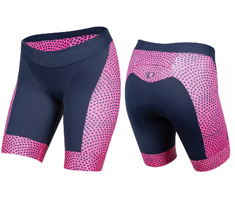 Mountain bike fork-Pearl Izumi Elite Graphic Tri Short - Womens - Pink Glo-Navy Kimono