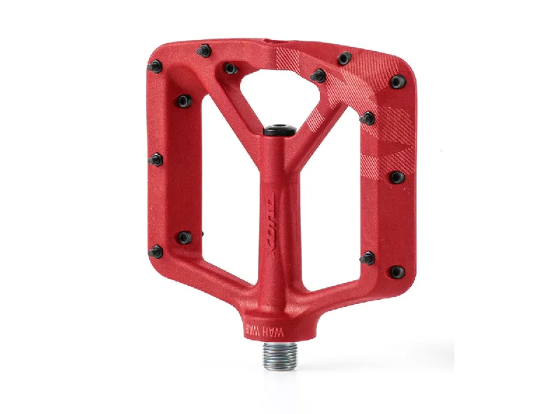 Cycling ankle bands-Kona Wah Wah 2 Composite Pedals - Red