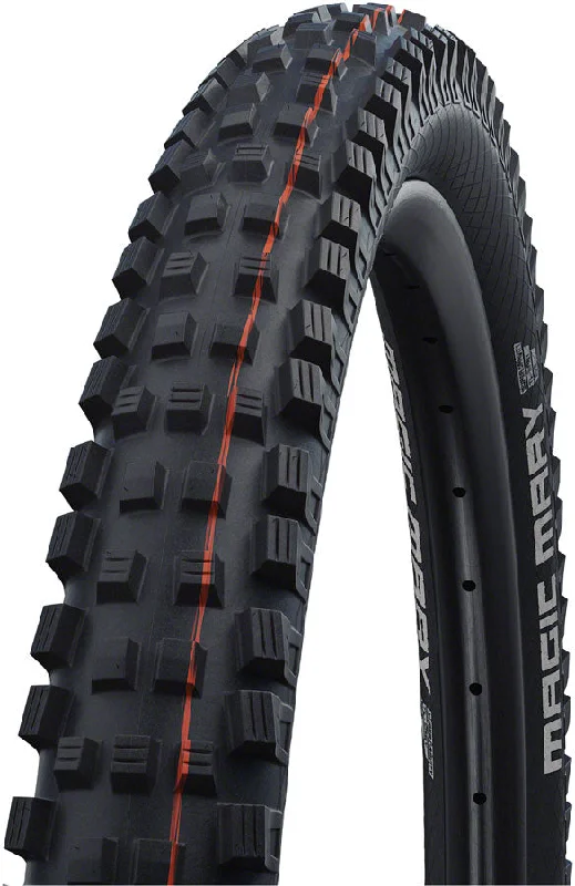 Cycling toe warmers-Schwalbe Magic Mary Tire - 27.5 x 2.4 Tubeless Folding BLK Evolution Line Super Gravity Addix Soft