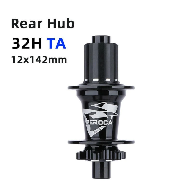 Black TA Rear Hub