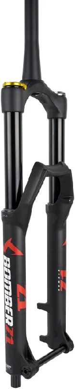 Road bike pedals-Marzocchi Bomber Z1 Suspension Fork - 27.5" 160 mm 15 x 110 mm 44 mm Offset BLK GRIP Sweep Adjust Kabolt