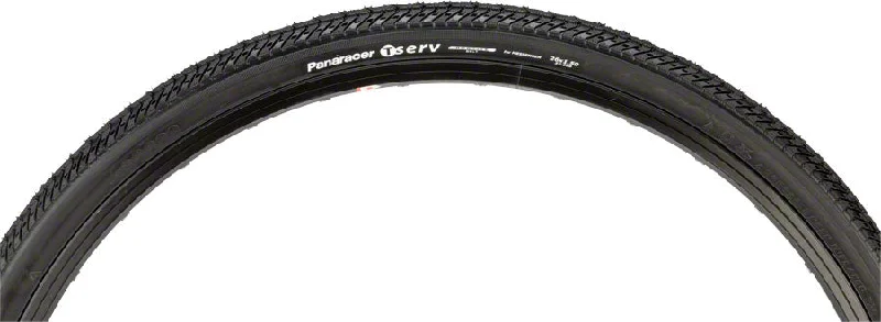 Road bike tires-Panaracer T-Serv Protite Tire - 26 x 1.75 Clincher Folding Black 60tpi