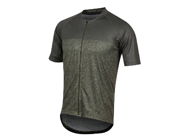 Bicycle derailleur guard-Pearl Izumi Canyon Graphic Short Sleeve MTB Jersey - Forest-Willow Static