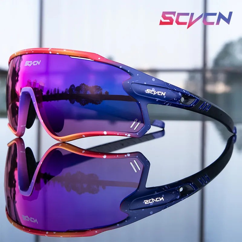 Bicycle chain tool-SCVCN Sports Sunglasses Cycling Glasses Mountain Bike Goggles Men Baseball Eyewear Bicycle Glasses for Outdoor Sports