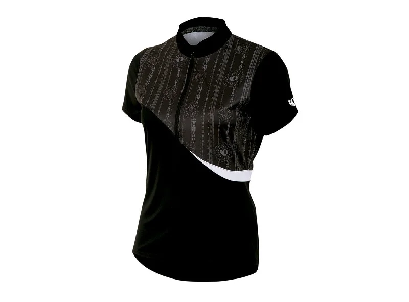 Mountain bike saddle-Pearl Izumi Launch Short Sleeve MTB Jersey - Womens - Black