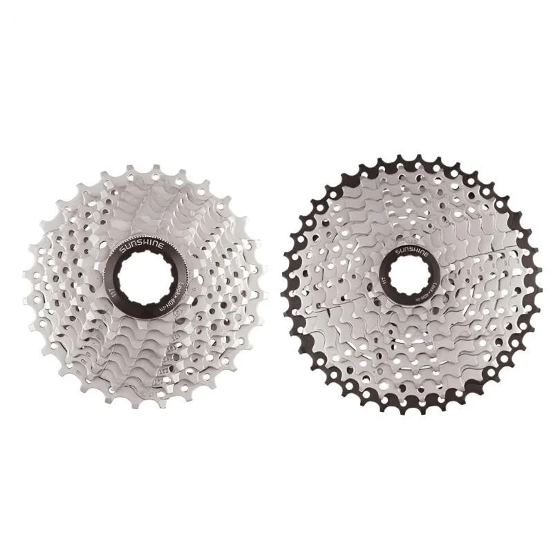 Bike tire tread-SUNSHINE 9 Speed MTB Road Bike Freewheel Cassette Flywheel 9S 25/28/32/36/40/42/46/50T for SHIMANO M370 M390 M4000 M590 Sram 9v