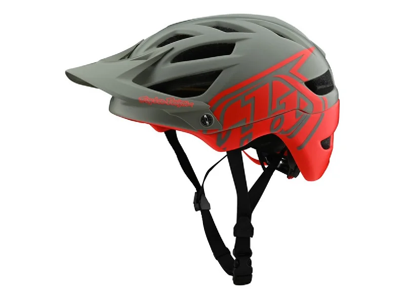 Bike saddle cushion-Troy Lee Designs A1 MIPS MTB Helmet - Classic - Orange-Gray - 2020