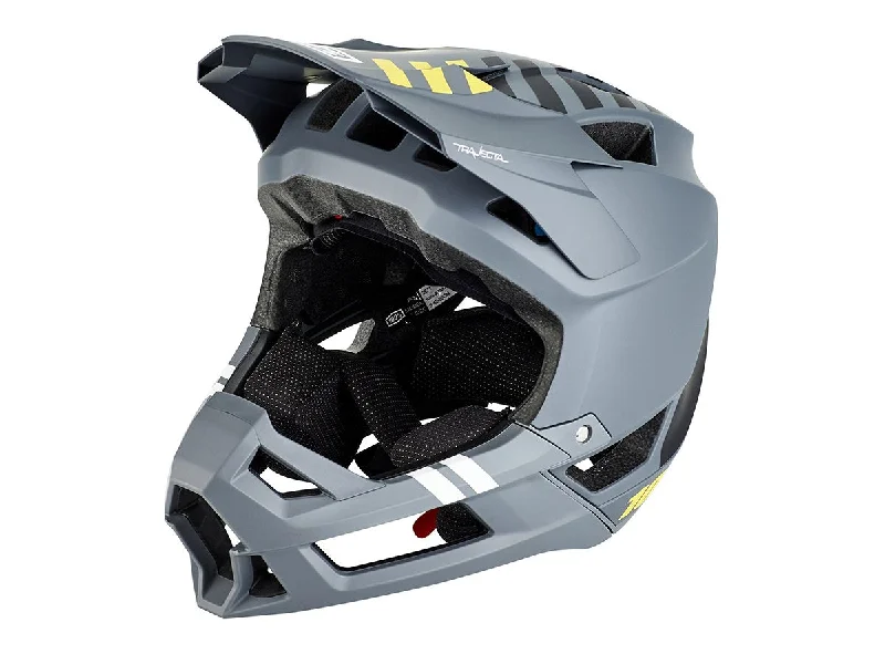 Bicycle cargo trailer-100% Trajecta Full Face Helmet - Charcoal