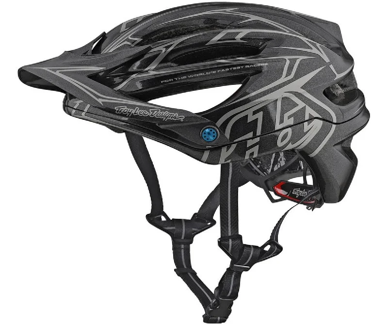 Bike tire tread-Troy Lee Designs A2 MIPS MTB Helmet - Pinstripe 2 - Gray - 2018