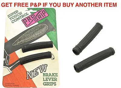 Mountain bike tires-RETRO BIKE "PRO GRIP" SOFT TOUCH CONVENTIONAL BRAKE LEVER GRIPS RARE NOS BLACK