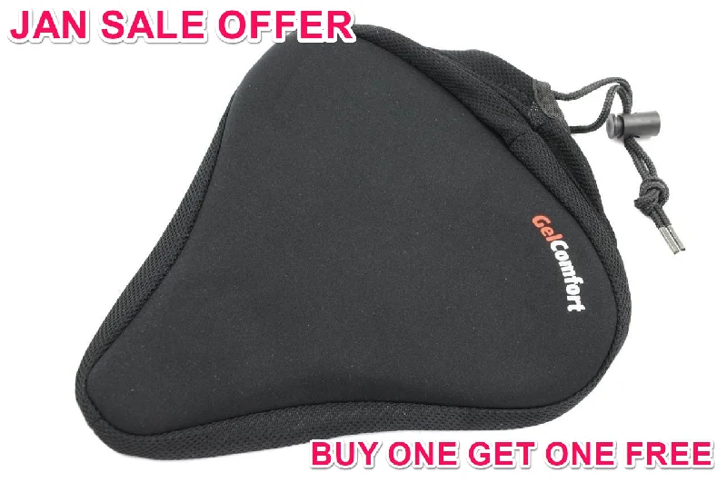 Cycling raincoat lightweight-SOFT GEL EXTRA WIDE CYCLE BIKE SEAT UNISEX SADDLE COVER  BUY 1 GET 1 FREE