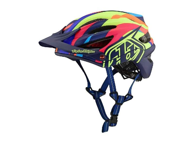 Mountain bike tires-Troy Lee Designs A2 MIPS MTB Helmet - Jet - Yellow - 2019