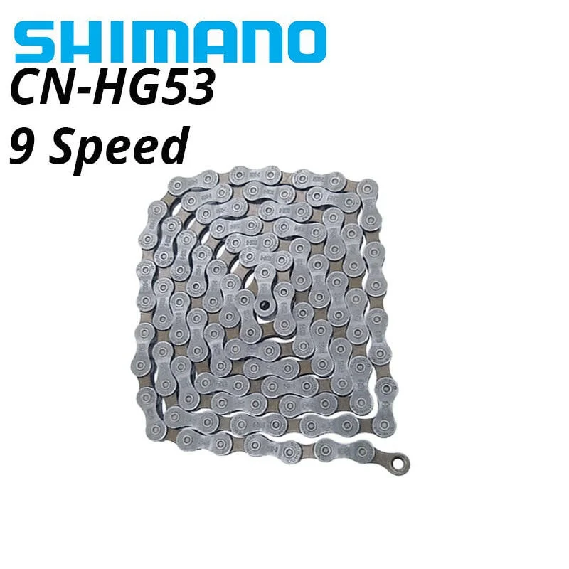 Bike saddle bag-Shimano Alivio HG53 9 Speed Chains CN-HG53 Super Narrow HG Bicycle Bike Chain 9-speed 9S 112 Links 112L