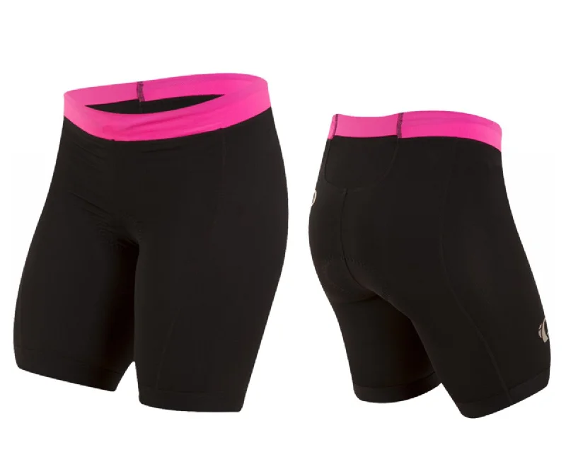 Bike tire patch-Pearl Izumi Select Pursuit Tri Short - Womens - Black-Screaming Pink