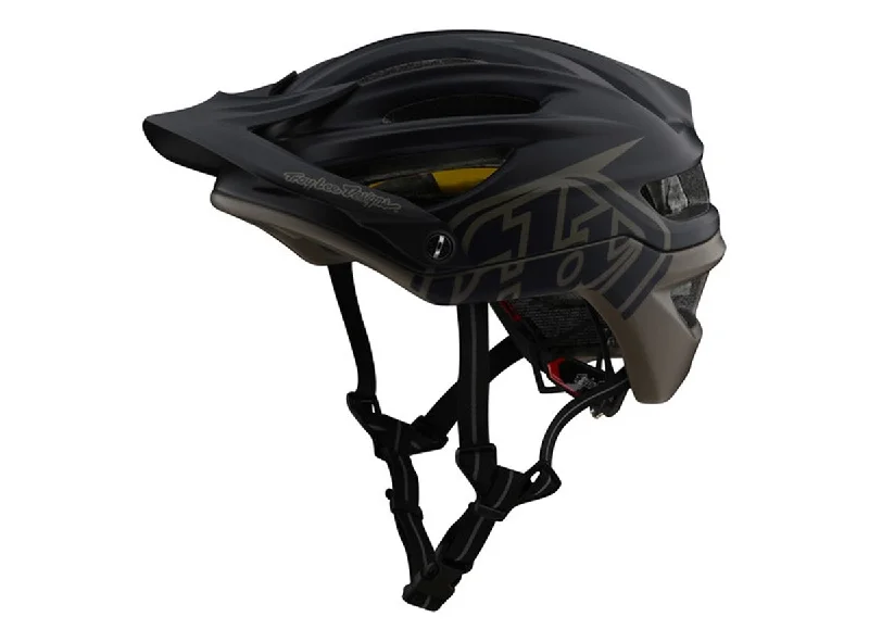 Road bike pedals-Troy Lee Designs A2 MIPS MTB Helmet - Decoy - Navy-Walnut - 2020