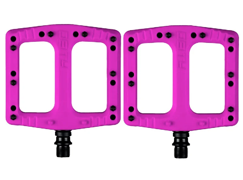 Cycling arm guards-Deity Components Deftrap Platform Pedals - Pink