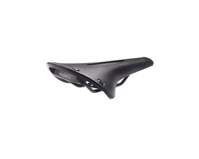 Road bike wheels-Brooks C17 Carved Cambium Saddle All Weather Blk