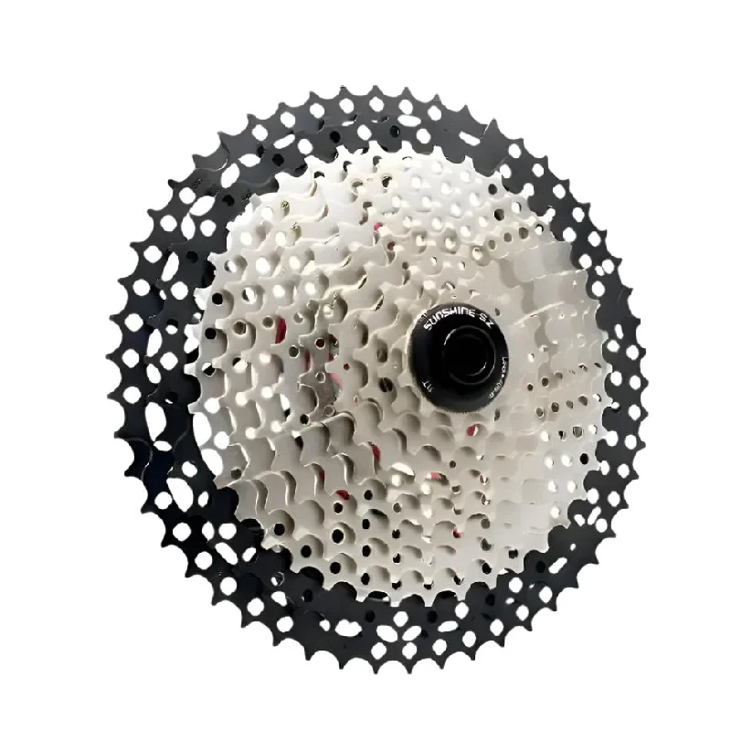 Bicycle gear cable-SUNSHINE Bicycle Cassette 8/9/10/11/12Speed Freewheel 32/36T/40T/42T/46T/50T/52T Sprocket HG Structure Flywheel For SHIMANO/SRAM