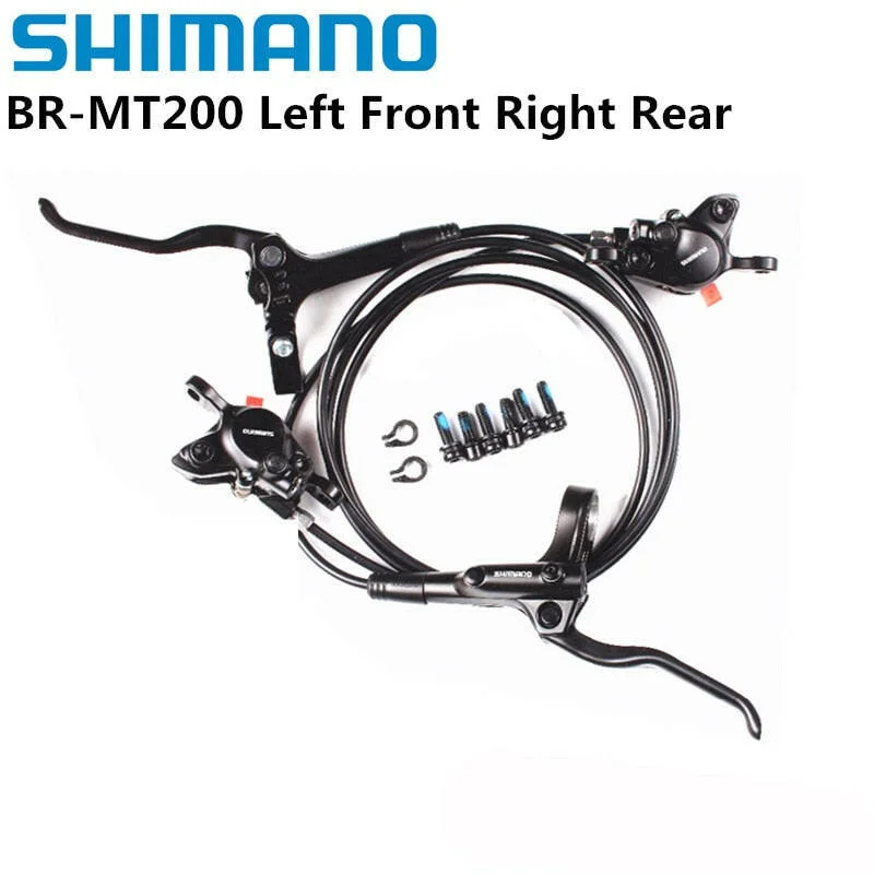 Bike frame bag-Shimano MT200 Brake BL BR MTB E-bike Hydraulic Disc Brake Bicycle Electric Bike Brake Left Front Right Rear Brake