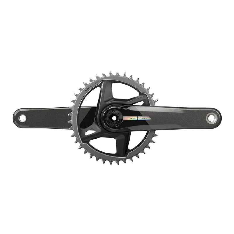 Bicycle repair kit-SRAM Force D2 1x Crankset Speed: 12 Spindle: 28.99mm BCD: Direct Mount 40 DUB 165mm Black Road Disc