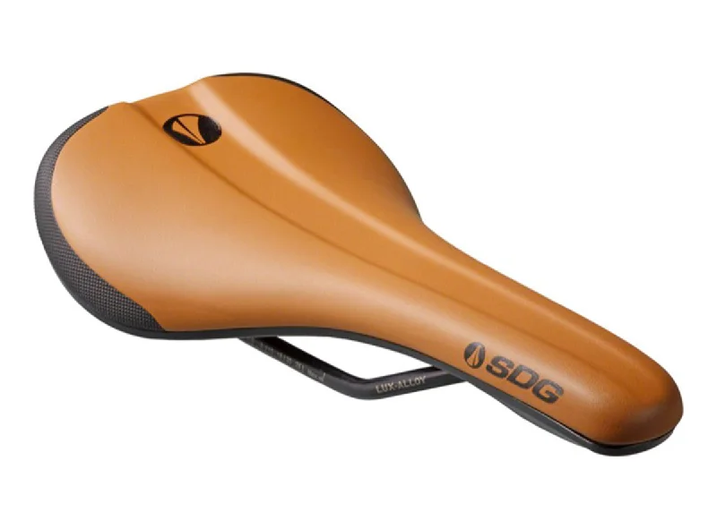 Cycling headlight LED-SDG Bel Air V3 Lux Alloy Rail Saddle - Black-Brown