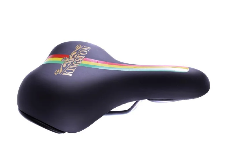 Bike tire valve-SELLE ROYAL 'KINGSTON' SADDLE EXTRA COMFORT UNISEX BIKE SEAT BLACK OVER 50% OFF