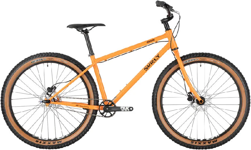 Cycling hydration system-Surly Lowside Bike - 27.5" Steel Dream Tangerine X-Small