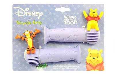 Cycling face mask-WINNIE THE POOH & TIGGER CHILDS BIKE HANDLEBAR GRIPS DISNEY 19mm RED OR PURPLE