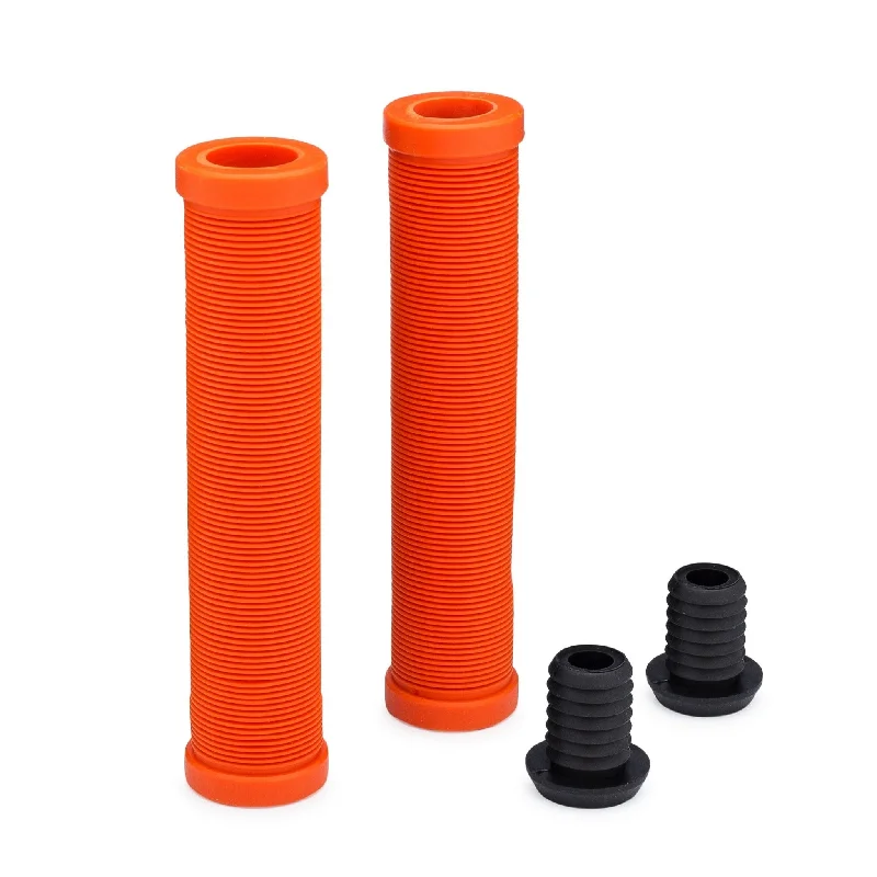 Bicycle rear basket-Flangeless BMX Grip - Orange