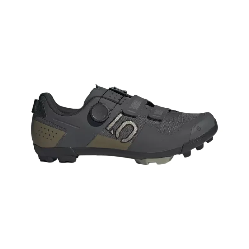 Bike wheel lights-Five Ten Kestrel BOA Clipless MTB Shoe - Gray Six-Silver Pebble-Olive Strata