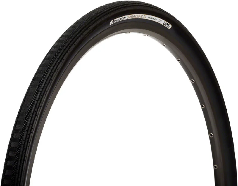 Bicycle rear rack-Panaracer GravelKing SS Tire - 700 x 38 Tubeless Folding Black