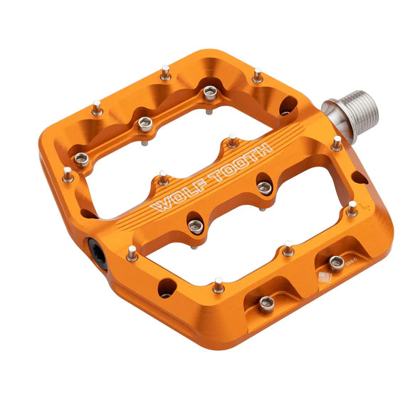 Bicycle bottle cage-Wolf Tooth Components Waveform Pedal - Small - Orange